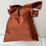 Tory Burch Copper Satin Eleanor Shopper NWT Photo 3