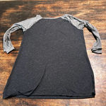 Nirvana  Ragland distressed long sleeve thin T shirt size small EDGY FEMININE Photo 3