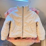 Forever 21 cream white faux leather puffer jacket Photo 4