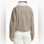 Splendid  Women’s Sherpa Gray Tawny Collar Utility Jacket Size XS NWT Photo 5