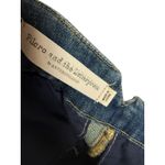 Anthropologie Pilcro and the Letterpress Cropped Wide Leg Pleated Blue Jeans 28 Photo 8