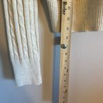 All:row Women's Cream Cable Knit Sofia cardigan Sweater cute cozy size large Photo 7