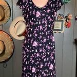 Jones Wear Vintage Flutter Sleeve Hem Midi Dress Medium Photo 0