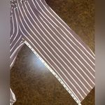 Zenana Outfitters Beige & White Striped Jumpsuit with Pockets - size large Photo 7