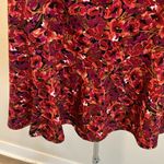 ABG floral mini elastic waist looks cute with a tie up linen white shirt Photo 1