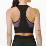 Lululemon  Love Revealed Bra Black Rainbow Seamless Racerback Size 6 Photo 1