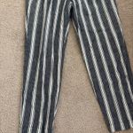 Abercrombie & Fitch women’s striped linen cotton blend pants Photo 1
