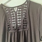 L.A. Blues  crocheted back top 18/20 Photo 3