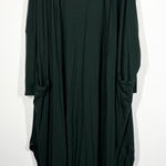 FLAW Lunya Organic Pima Long Cardigan One Size OS Green Photo 0