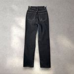 PacSun 90’s Boyfriend Jeans Women’s Size 24 Two-Tone Split Black Blue Denim Y2K Photo 1