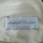 Monique Lhuillier Yellow Lace Overlay Dress Sz 4 Photo 6