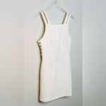 Amanda Uprichard  Ivory White Cut Out Sheath Dress Size M Photo 2