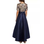 R & M Richards Women's Shimmery Sequined Crewneck High Low Ballgown Size 6 NWT Photo 1