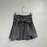 Mustard Seed Washed Black Mini Tie Back Denim Skirt Sz M Photo 9