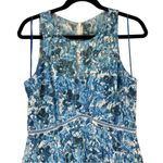 Taylor Forget Me Not Asymmetrical Blue Floral Lace Midi Dress Women’s Size 8 Photo 2