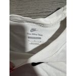 The Nike Tee T-Shirt Womens Medium White Short Sleeve Cropped Top Photo 1