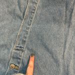 No Excuses Vintage Tough Jeans Femme Fatale Button Denim Jean Skirt Size 13/14 Photo 4