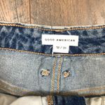 Good American Distressed Cutoff Indigo Denim Jean Shorts Photo 1