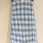 Peach Love California NWT Peach‎ Love California Gingham Jumper Overall pocketed Dress Large Photo 0