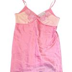 Jaclyn Smith Pink Lace Trim Chemise Photo 0