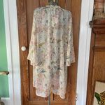 Lucky Brand NWT  Floral Sheer Cover Up Ruffle Dress - Sz XL 💚🎀 Photo 4