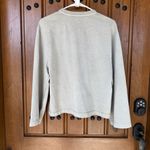 ZARA Beige Wide Sleeve Crewneck Sweater Small Photo 3