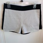J.Crew 4/$20  Dressy Stretchy Flat Front Shorts Black and White Photo 1