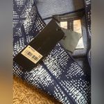 BCBGMAXAZRIA BCBG Navy and White Geometric Women's Skirt Photo 3