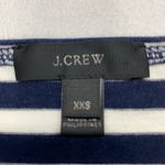 J.Crew Chic Striped Navy and White Top Photo 2