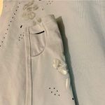 Athleta Blue S Shanti Eyelet Top long sleeve crop Photo 5