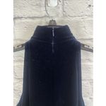 Cache Vintage Gold Label Midnight Blue Velvet Belted CocktailJumpsuit Size 4 Photo 7