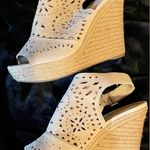 Marc Fisher wedge platform espadrilles cut out sandals Photo 2
