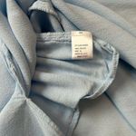 Nsr Maxi Blue V Neck Open Front Slit Dress Tagged XL Fit Size Large Wedding Photo 7