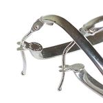 14K 14KT Milor Italy Square Modernist Geometric Twisted Shaped Edgy Earrings Photo 7