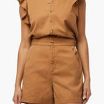 joe's jeans  Flutter Sleeve Romper XS‎ Burnt Orange Photo 0