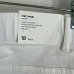 J.Jill High Rise Cropped Jeans White Photo 5