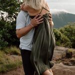 Silk Cocktail Dress Green Size M Photo 1