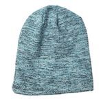 Forbusite Women's Heather Blue Logo Knit Lined Slouchy Beanie Hat Cap One Size Photo 1