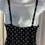 Nip Tuck NWT Amalfi Spot Black Louise Cross Front Tummy Control Swimsuit Photo 6