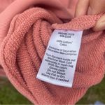 ATM Womans French Terry Cotton Quarter Zip Pullover Sweatshirt Small Rose Pink Photo 4