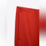 ZARA  New Bloggers Fav Red Low‎ Rise Formal Pants Limited Studio Edition Size M Photo 7