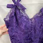 Victoria's Secret Vintage women's purple lace bow Teddy bodysuit lingerie large Photo 2
