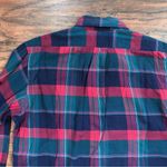 Ralph Lauren vintage • 90s plaid buttondown shirt Polo  green red navy holiday Photo 5