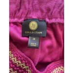 JM Collection  Woens 2X Pink Bold Berry Wide Leg Pants Boho NEW Photo 3