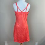 Mountain Hardwear  Dress Small Orange Floral A-Line Stretch Athletic Built In Bra Photo 4