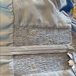 English Factory Floral Embroidered Puff Slv Babydoll Powder Blue Multi XS *flaw Photo 8