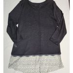 Carolyn Taylor Sweater Womens Size Small Grey Soft Dressy Flare (A26) Photo 1