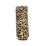 Sam Edelman New Hilty Leopard Print Heeled Ankle B Photo 3