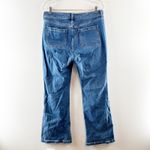 Gap High Rise 70's Flare Patch Pocket Jeans Blue 14 Petite Photo 4