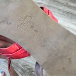 Coach  Coral Patent Leather Thong Sandals Womens 10 Catherine Gold Hardware Photo 8